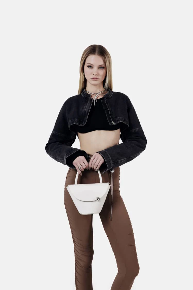 MYSON bag | white flap bag