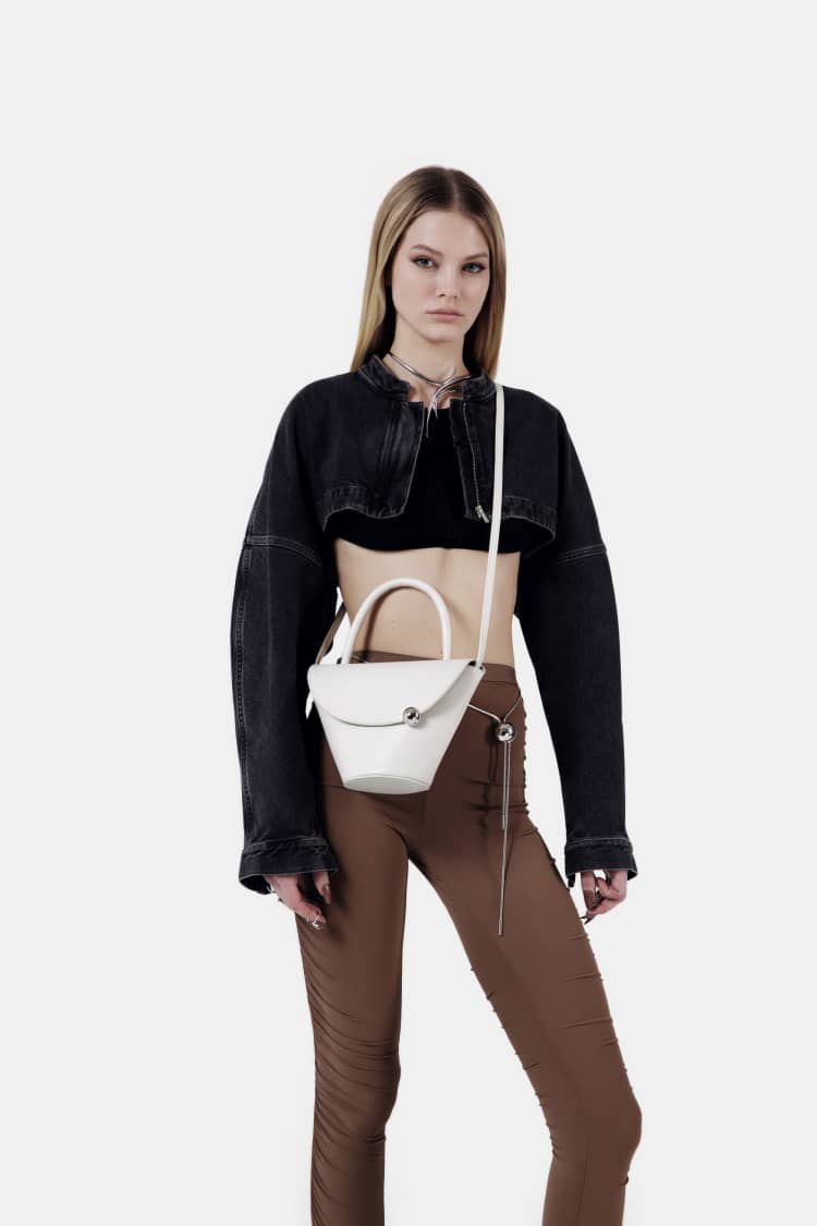 MYSON bag | white flap bag - Image 5
