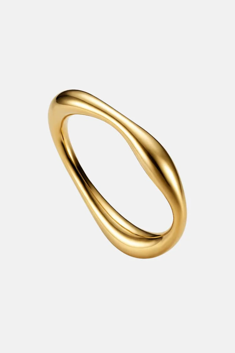 Organic Bangle in Gold - Image 4