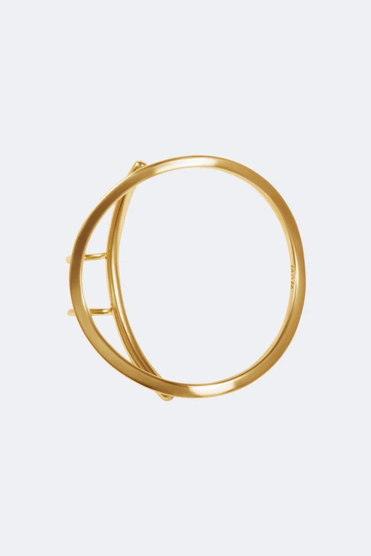 Gold Perfect Round Ear Cuff