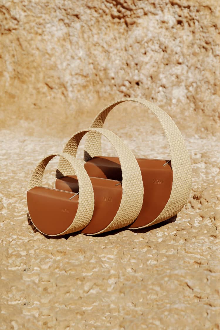 Raffia round large bag - Image 6