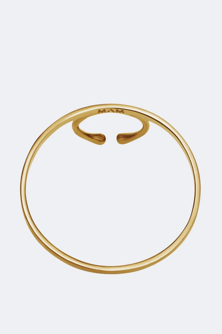 Gold Large Circle Ring