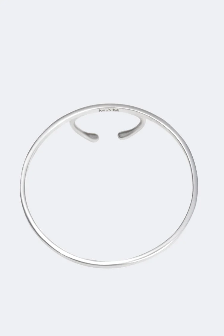 Silver Ring with Large Round - Image 3