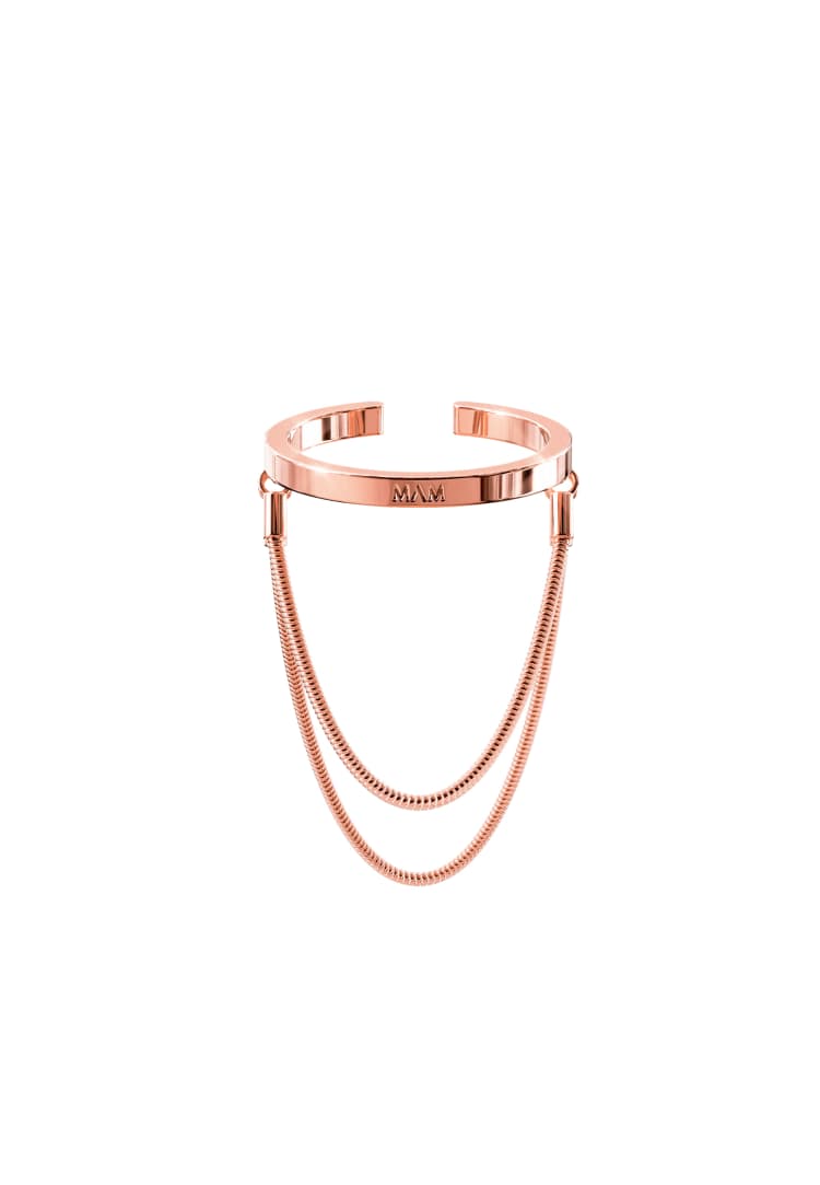 Rose Gold Chain Ring - Image 2