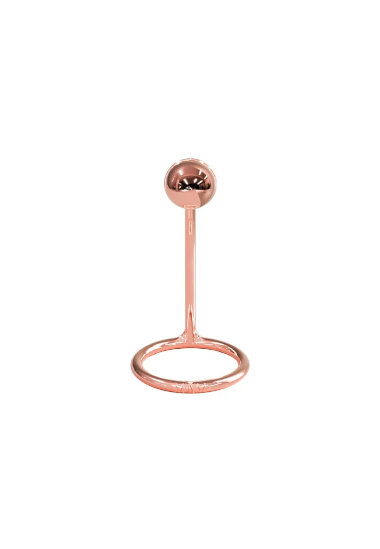 Rose Gold Nail Ring - Image 4