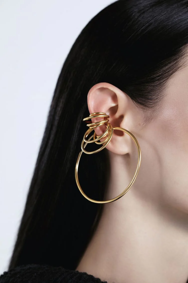 Set of Coils Ear Cuff - Image 2