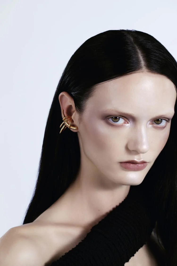 Silver Set of Ear Climber and Cuffs - Image 3