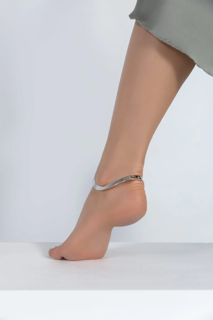 Silver Anklet Bangle - Image 3