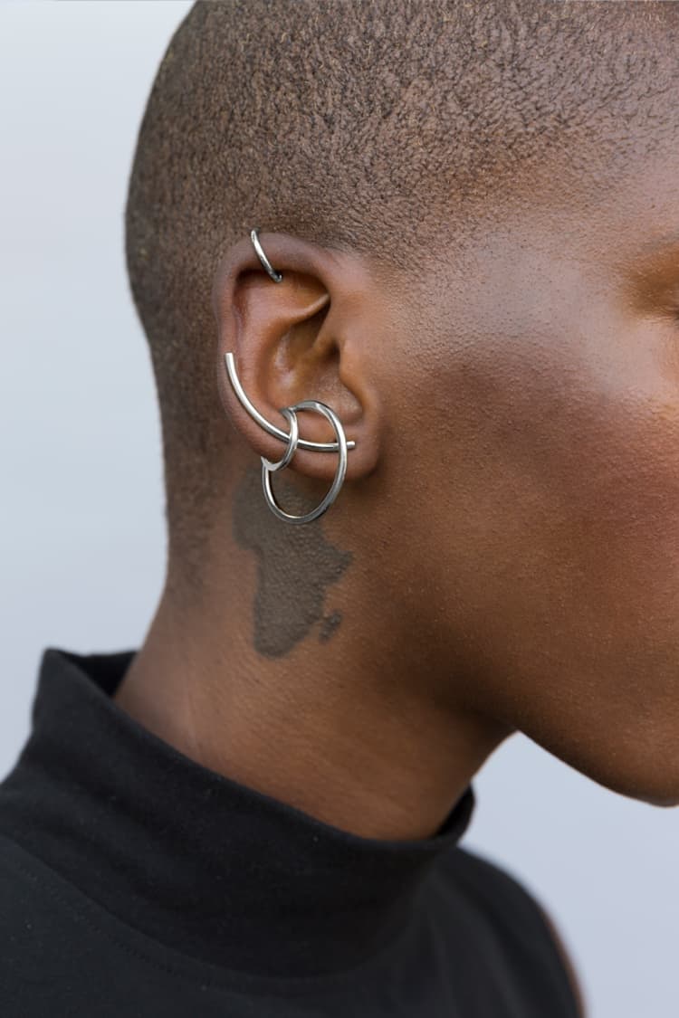 Silver Set of Ear Cuffs
