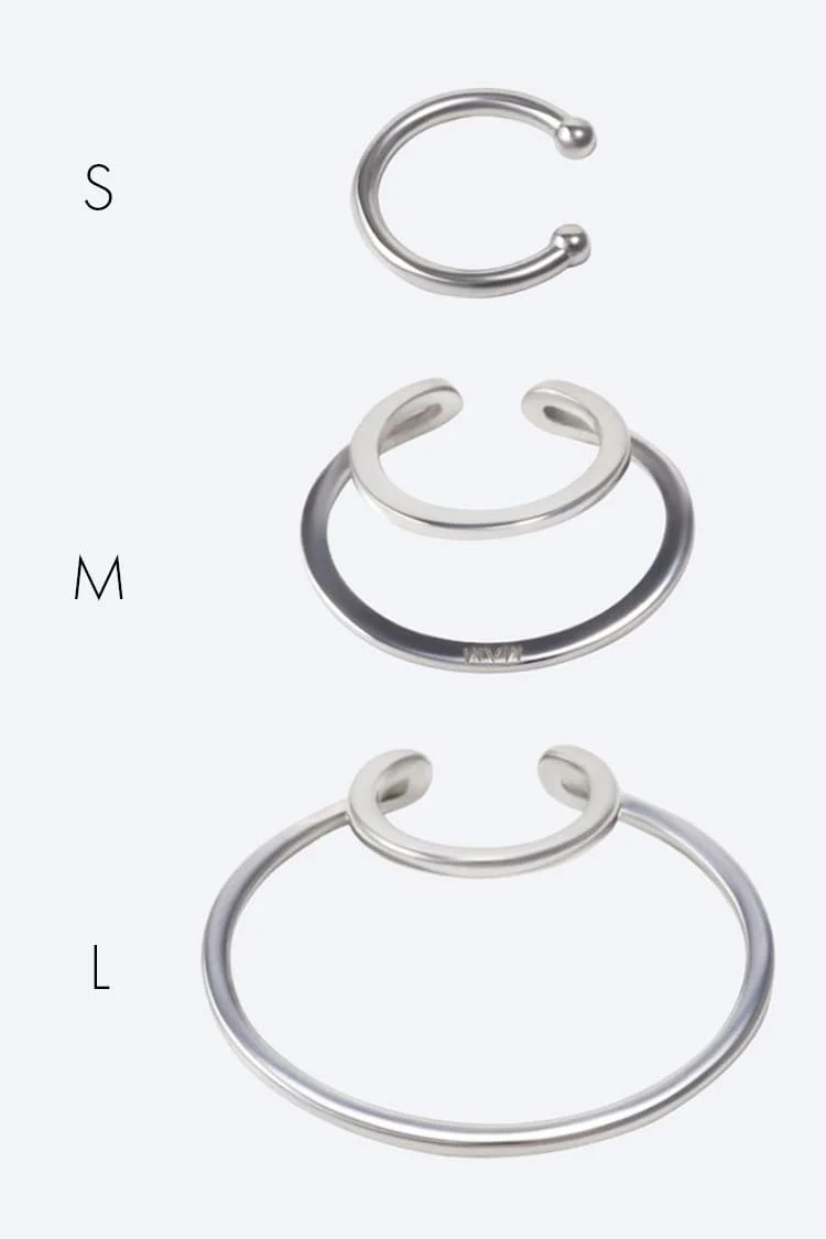 Silver Moon Ear Cuff - Image 2