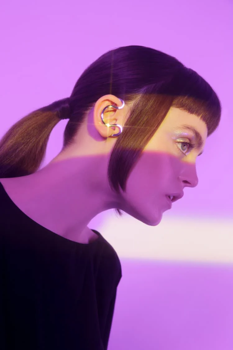 Silver Snake Ear Cuff - Image 3