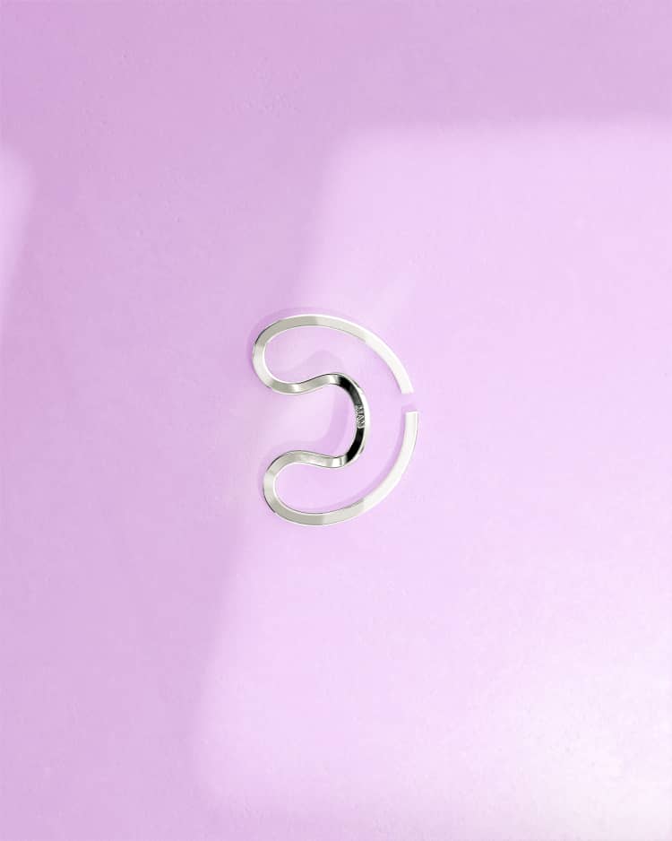 Silver Snake Ear Cuff - Image 4