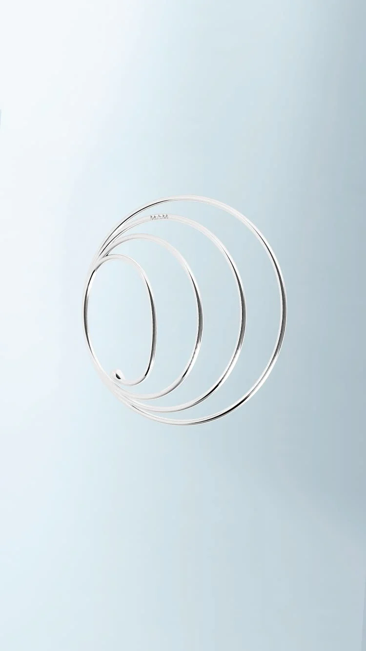 Silver Full Ear Cuff Design - Image 8