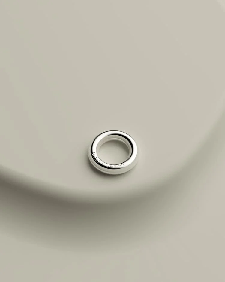 Silver Simple Ring - Image 2