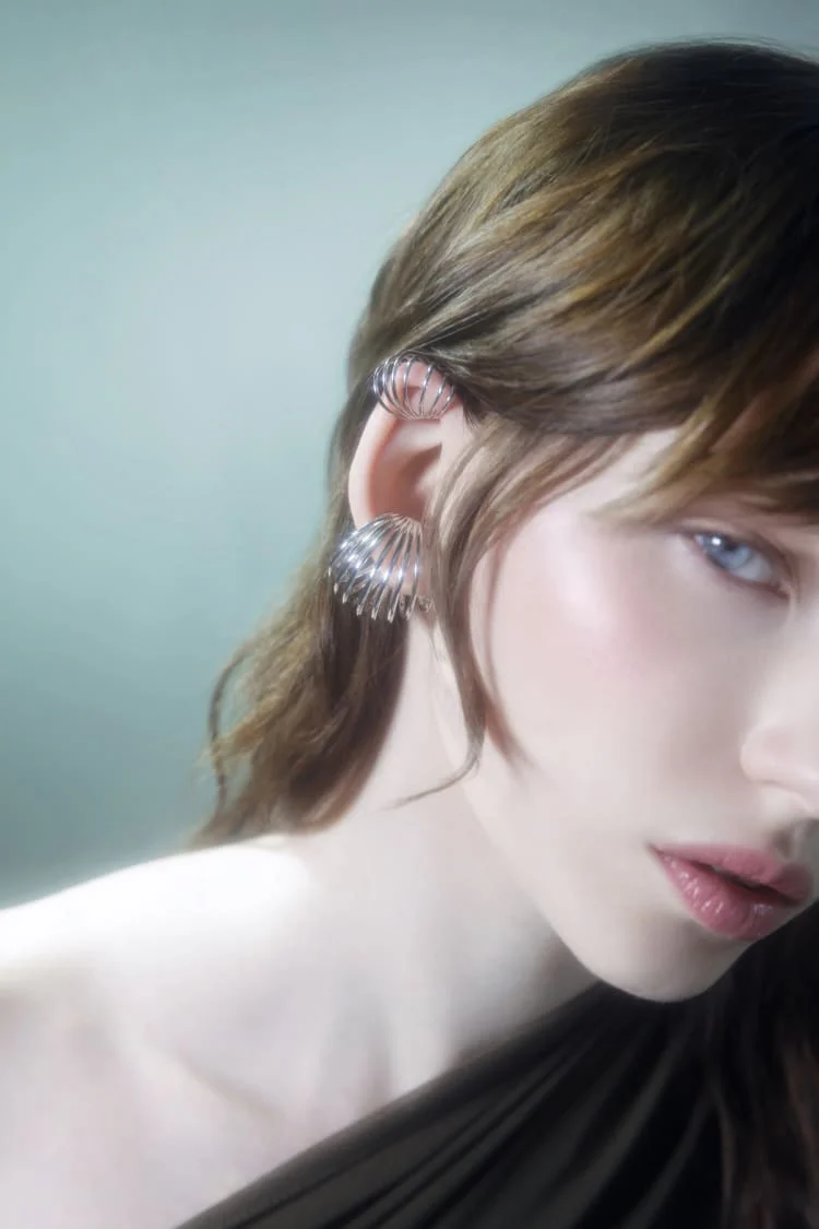 Silver Spiral Earring - Image 2