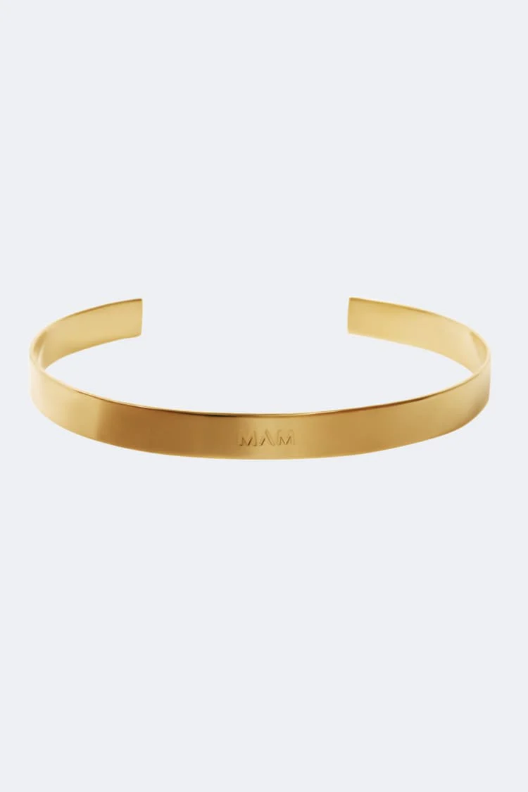 Gold Thick Simple Choker