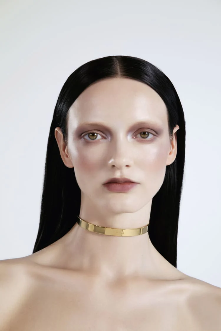 Gold Thick Simple Choker - Image 3
