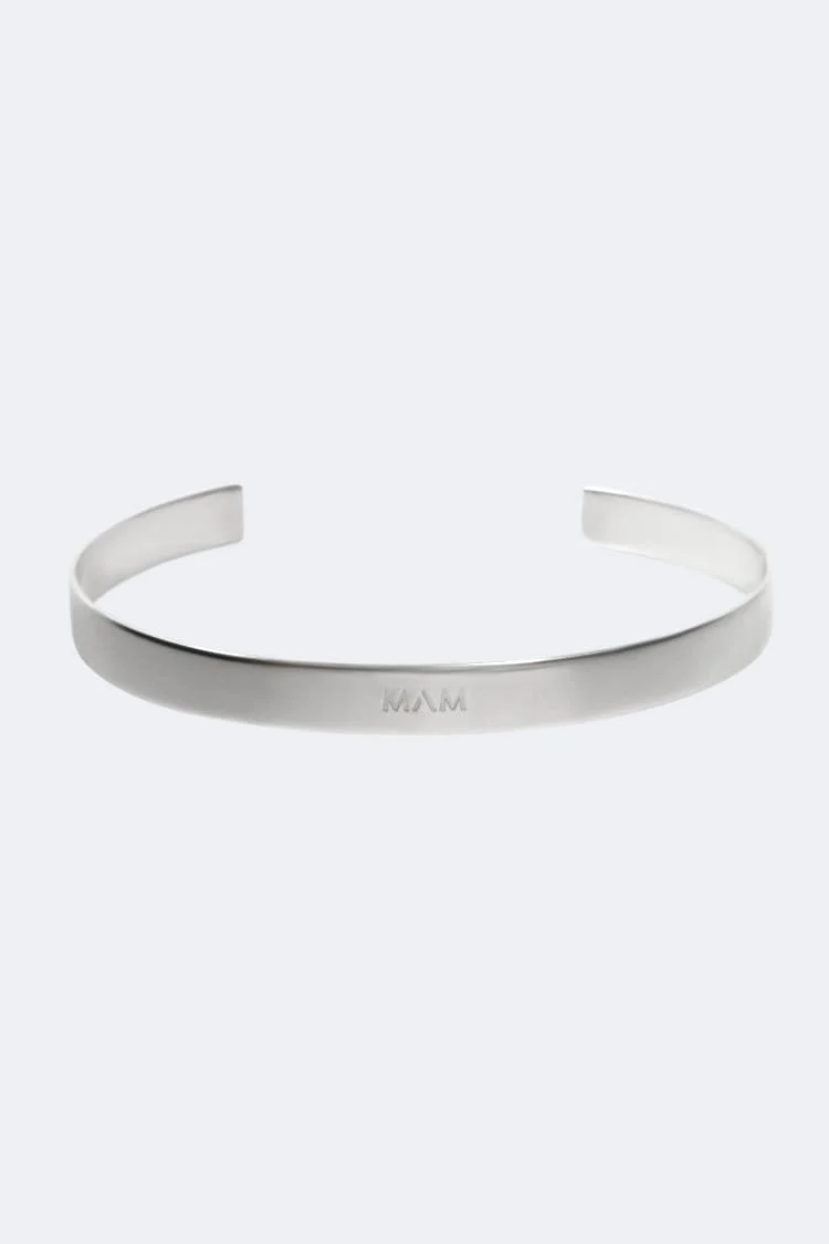 Silver Thick Simple Choker - Image 3
