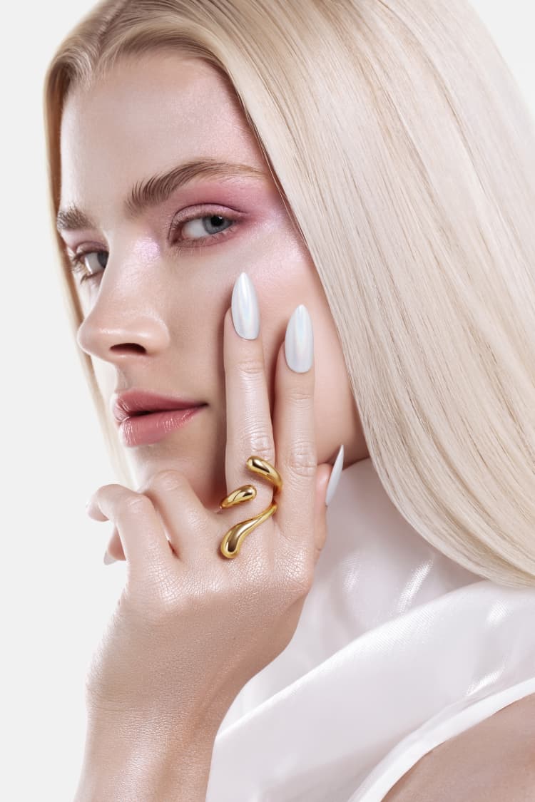 Three-Drop Ring - gold - Image 3