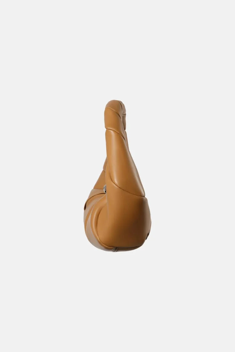 TWISTED bag | brown leather handbag - Image 4