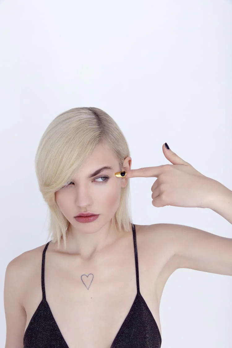 Minimalist Gold Nail Ring - Image 4